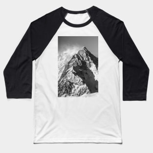 Mount Blanc Mountain Baseball T-Shirt